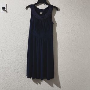 Blue beaded dress